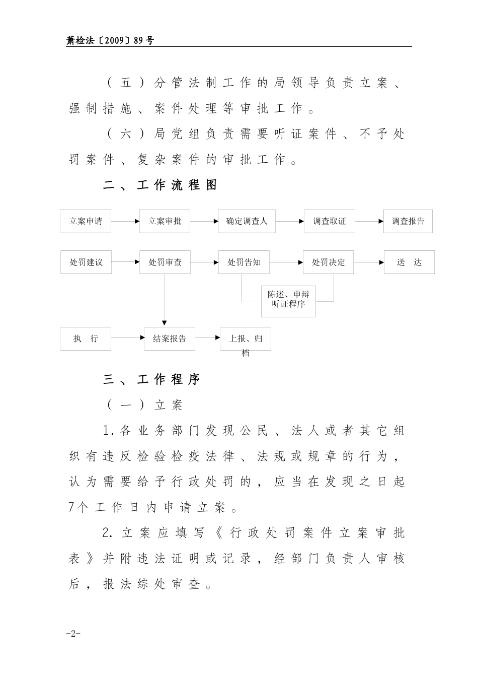 萧山检验检疫局行政处罚工作程序_第2页