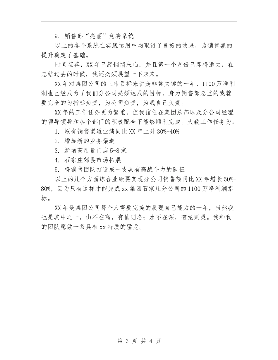 销售部总监工作总结_第3页