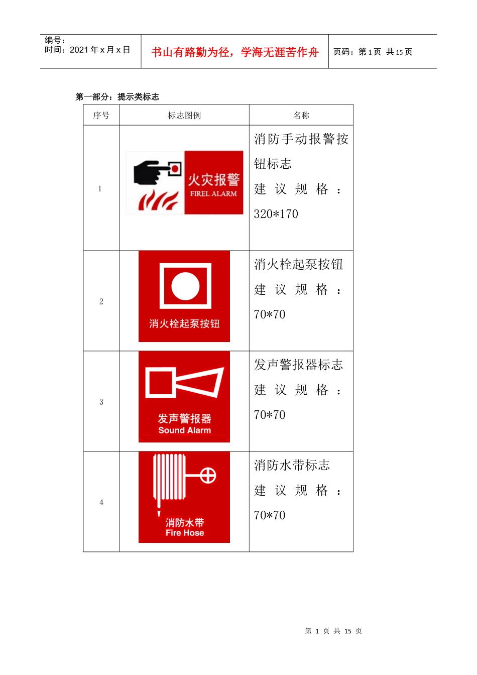 防火墙消防标示_第1页