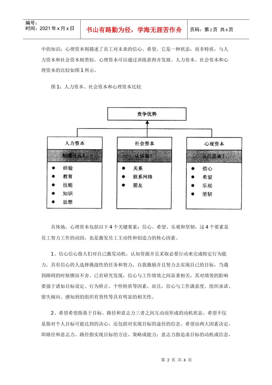 心理资本与战略人力资源管理_第2页