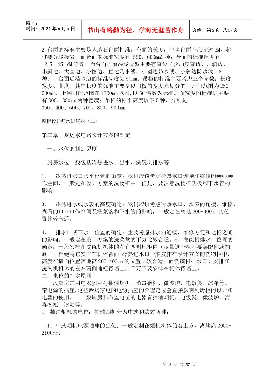 橱柜设计师培训资料_第2页