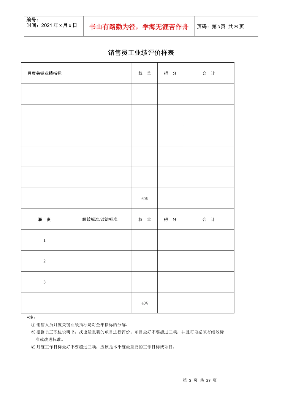 绩效评价样表_第3页
