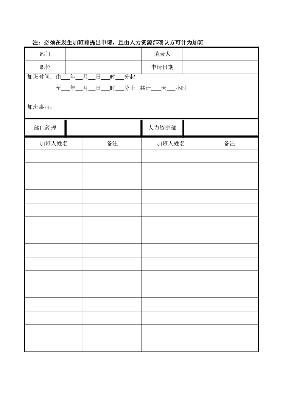 行政人事实用表格_第2页