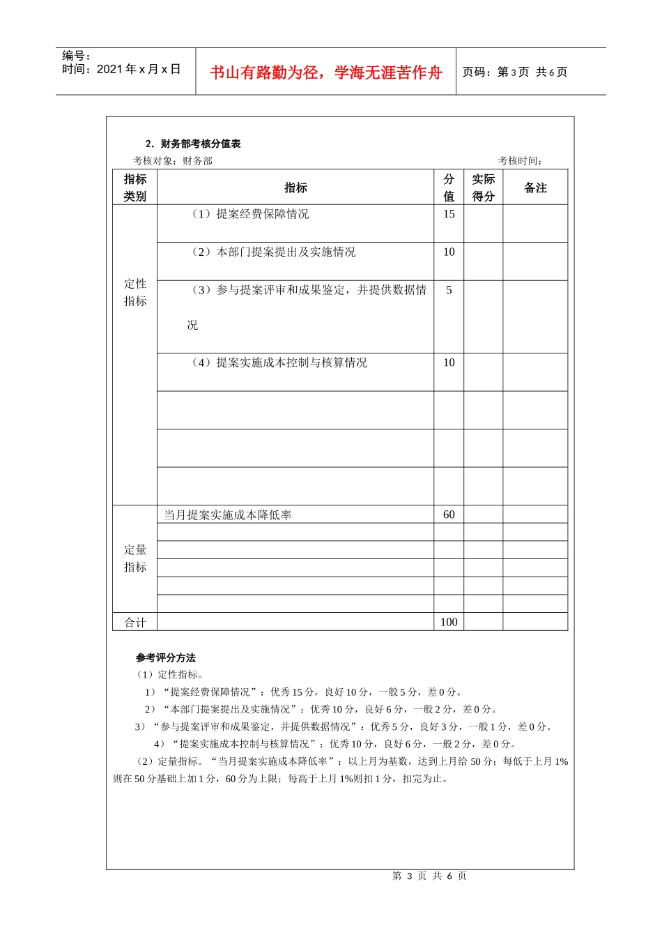 提案管理考核考核方法_第3页