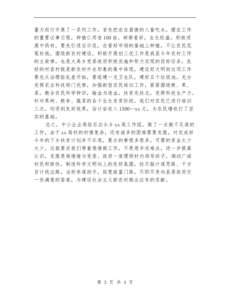 扶贫帮扶年终工作总结_第3页