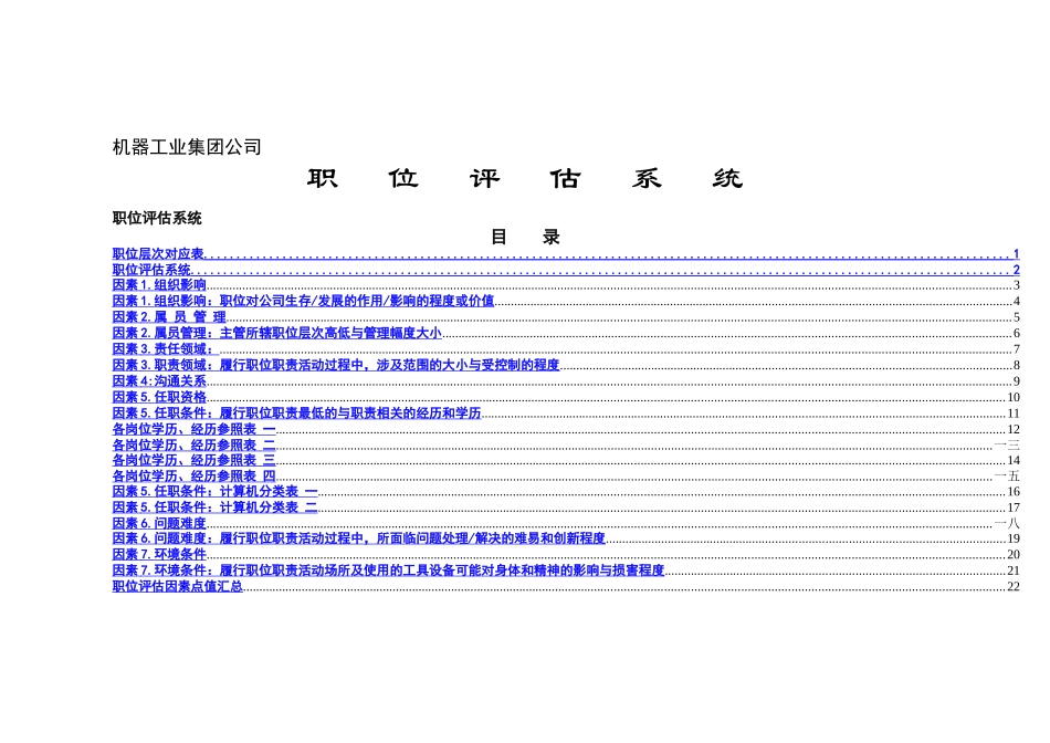 职位评估系统_第1页