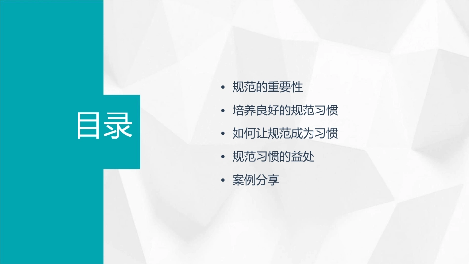 让规范成为习惯课件_第2页