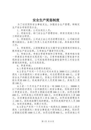 安全生产奖惩规章制度 (17)