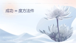 成功=态度方法课件