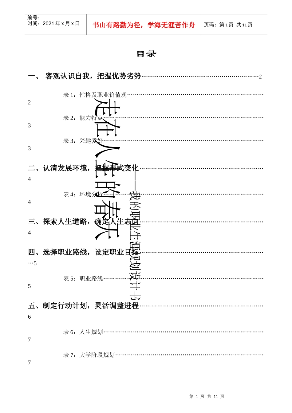 走在人生的春天-大学生职业生涯规划_第2页