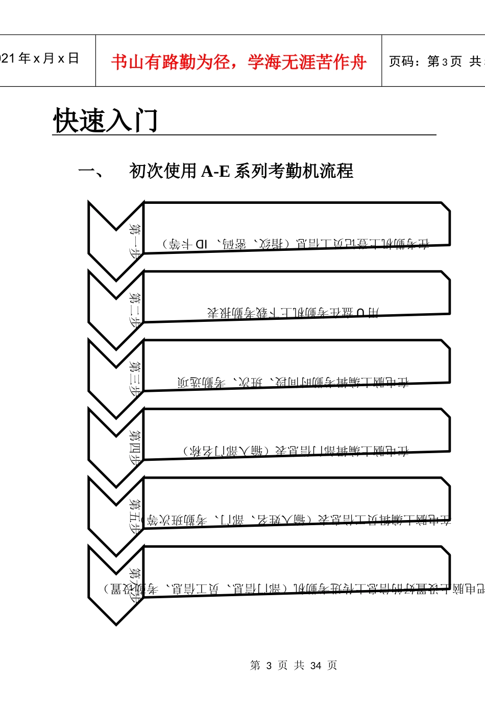 真地指纹考勤机使用手册_第3页