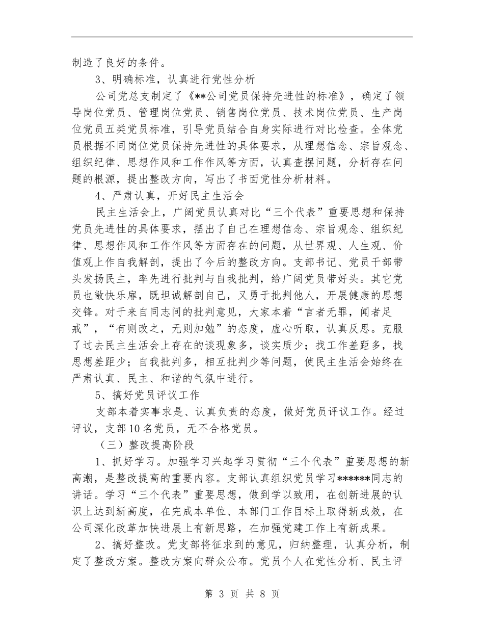 党支部全面总结[保先资料]_第3页