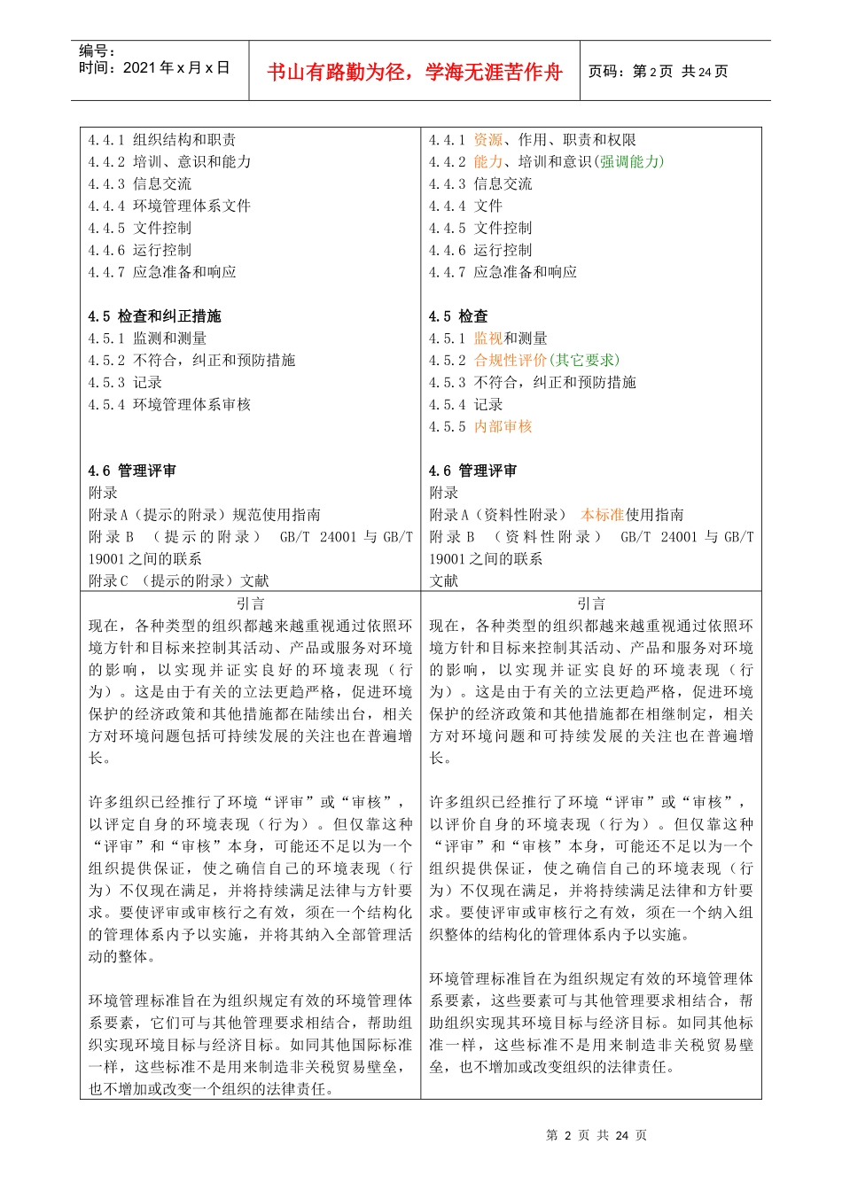 新版和旧版环境管理体系的区别_第2页