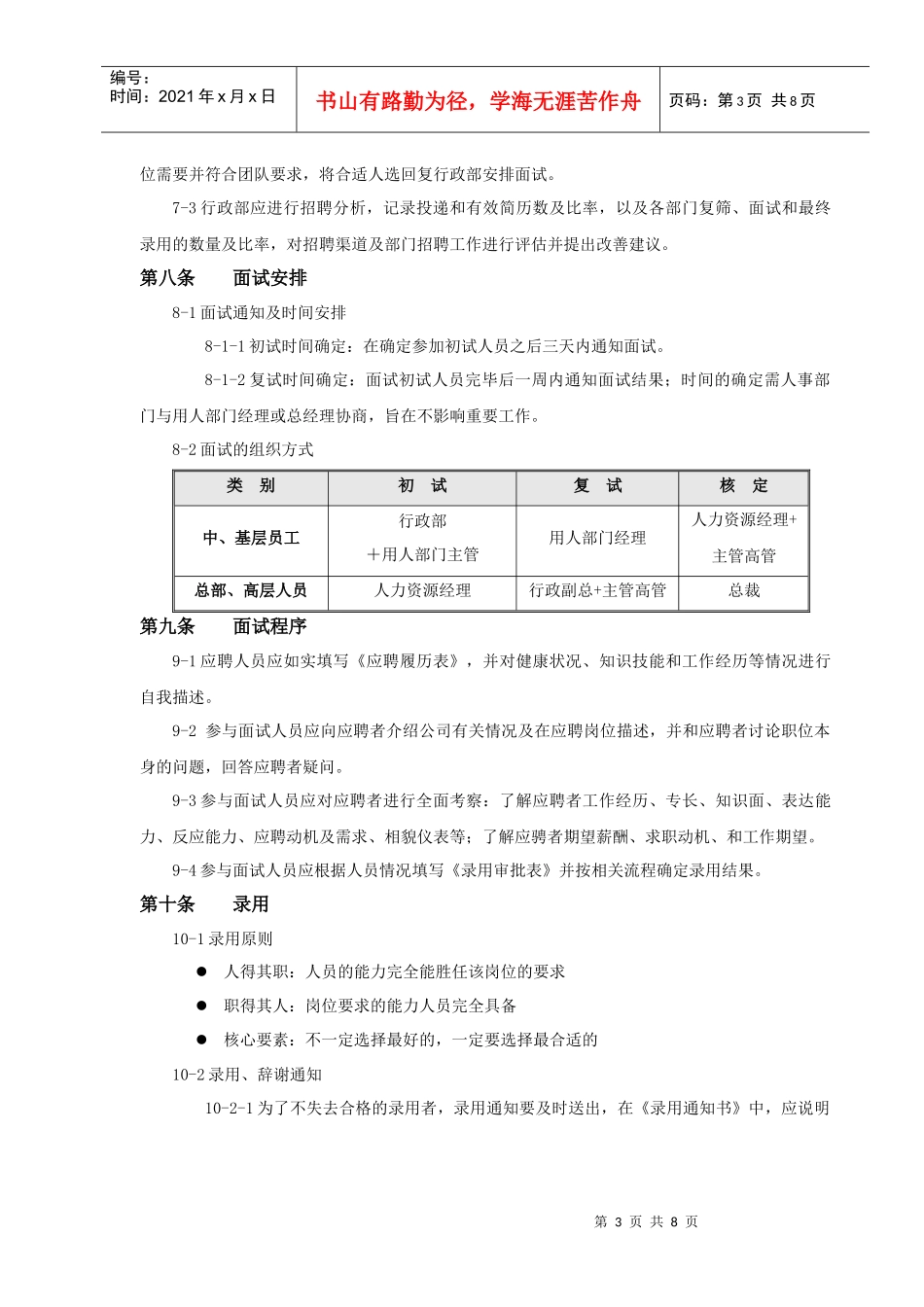 附件人员招聘与配置制度_第3页