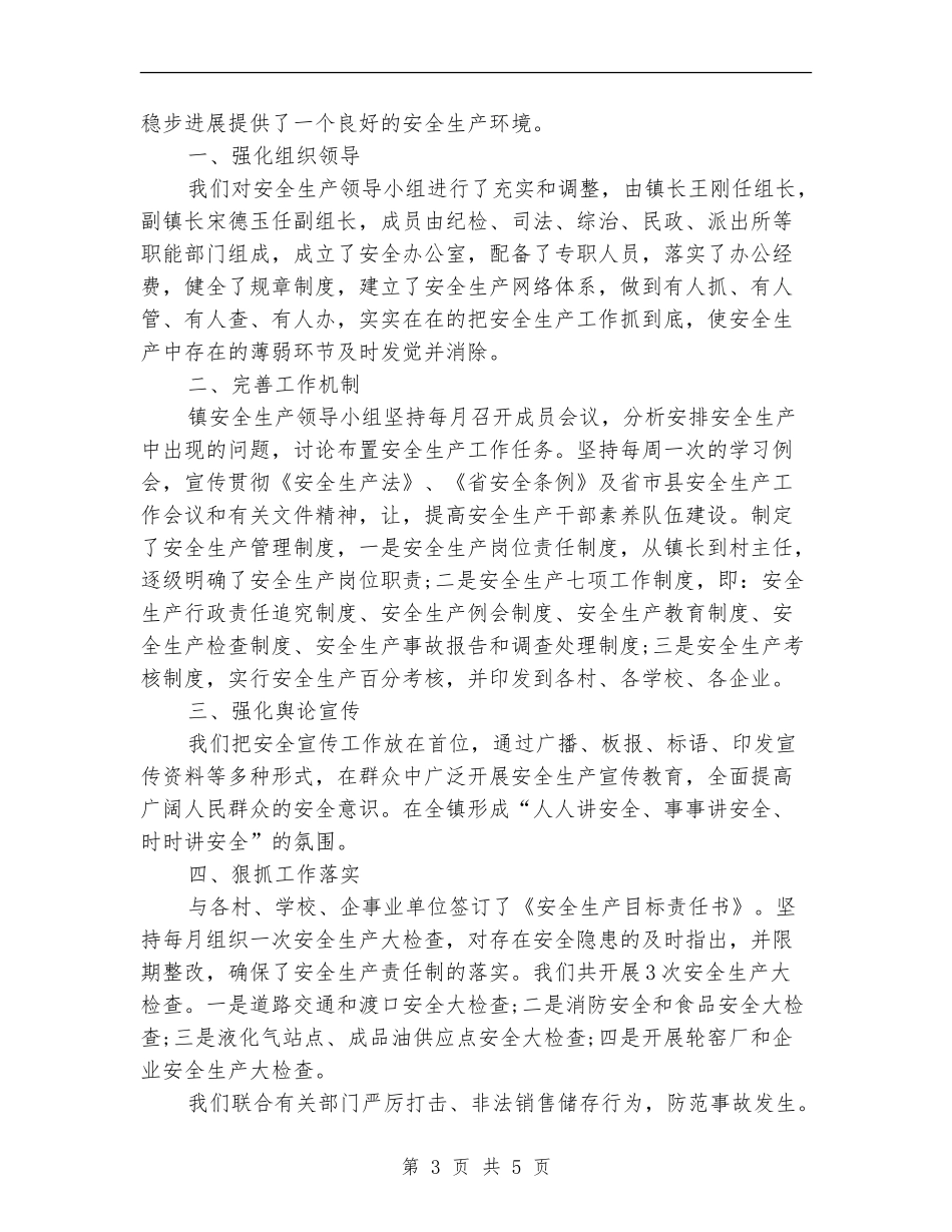 2024年安全检查年度总结范文_第3页