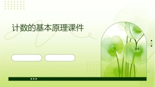 计数的基本原理课件