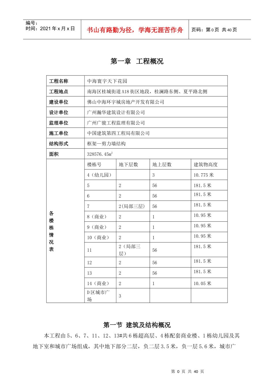 铝模板工程专项施工方案培训资料_第1页