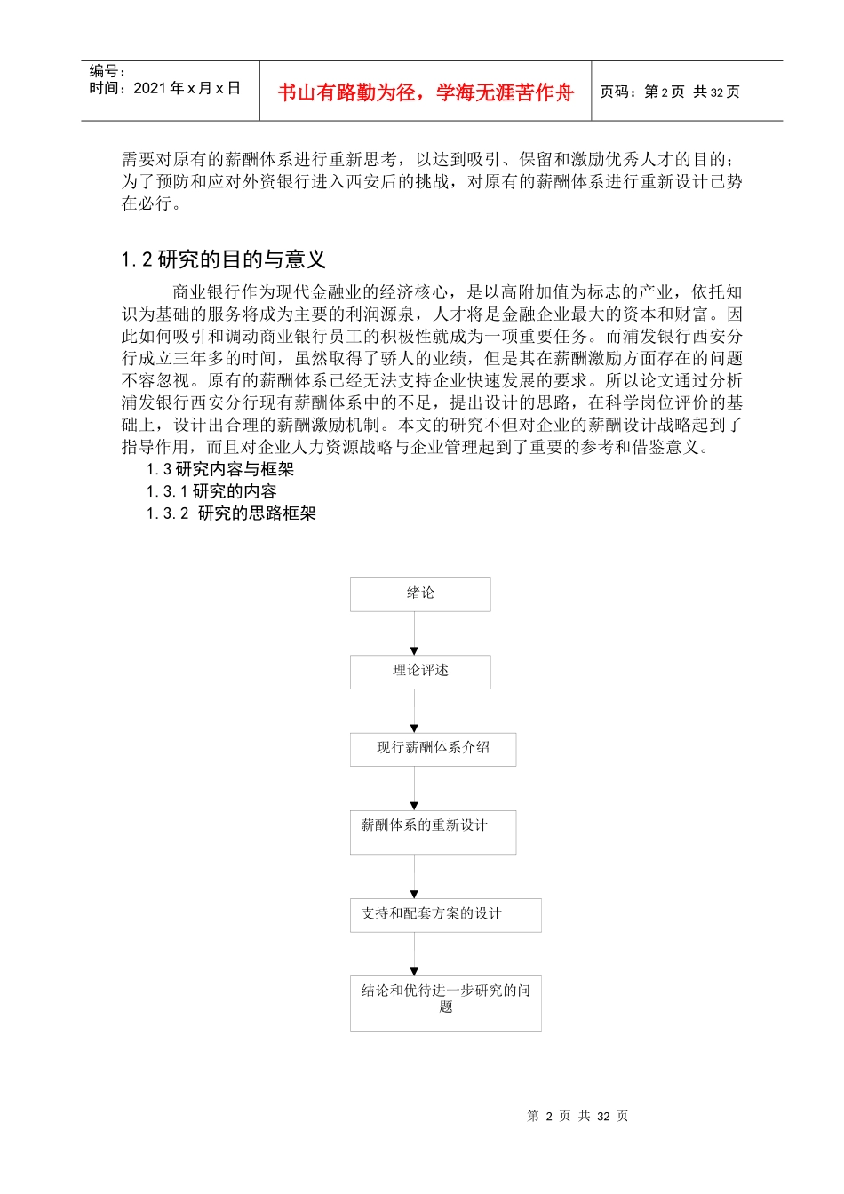 某银行岗位评价与薪酬体系设计_第2页