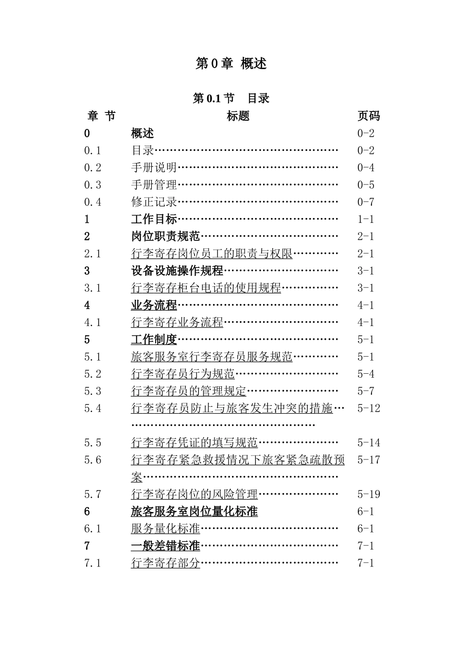 行李寄存部岗位操作手册_第2页