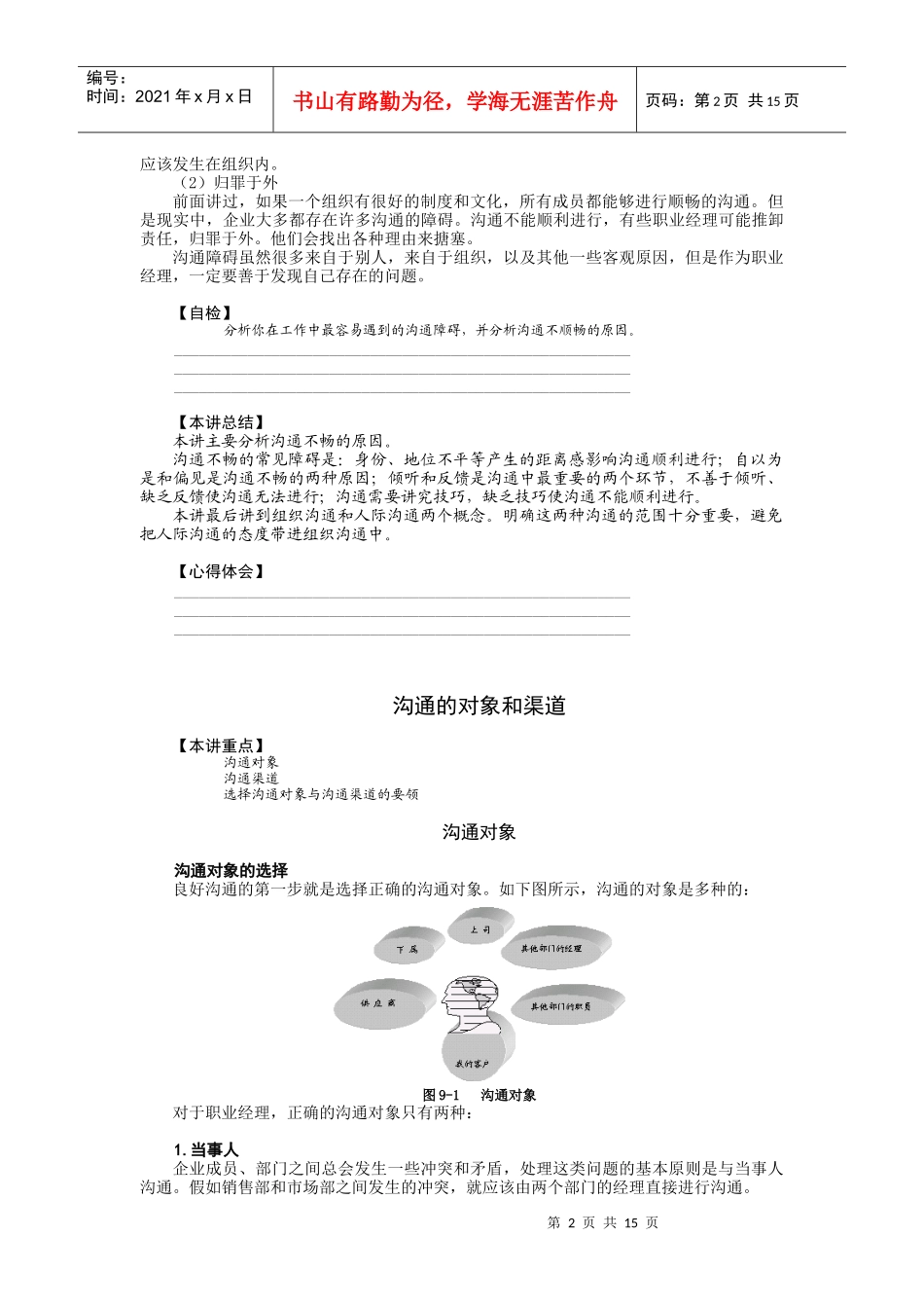 沟通技巧培训讲义_第2页