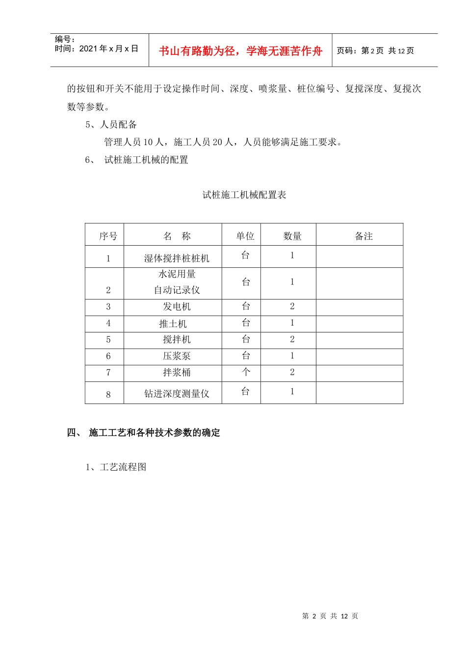 水泥搅拌桩首件工程总结91_第3页