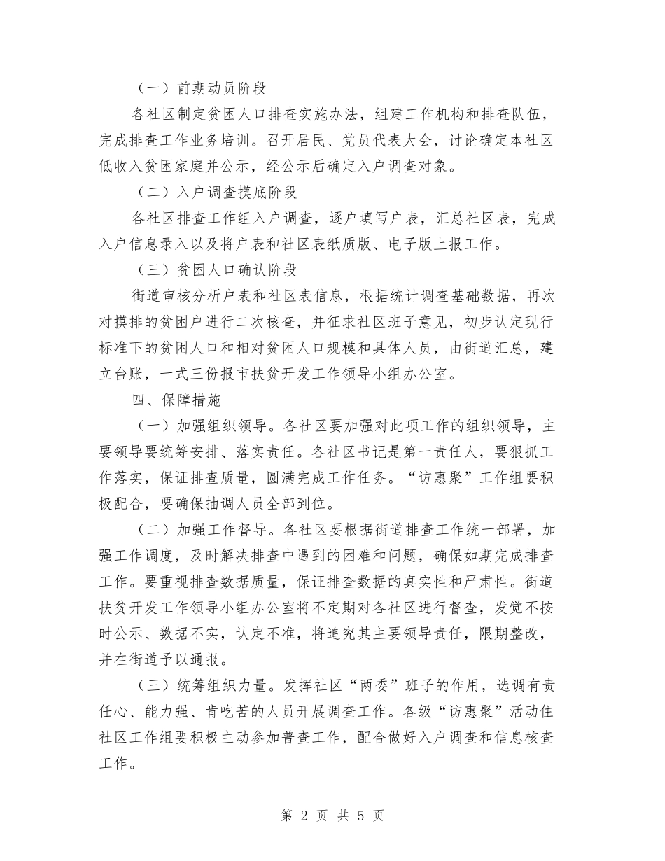 2024年乡镇精准扶贫工作实施方案与2024年乡镇防汛抗旱应急预案汇编_第2页