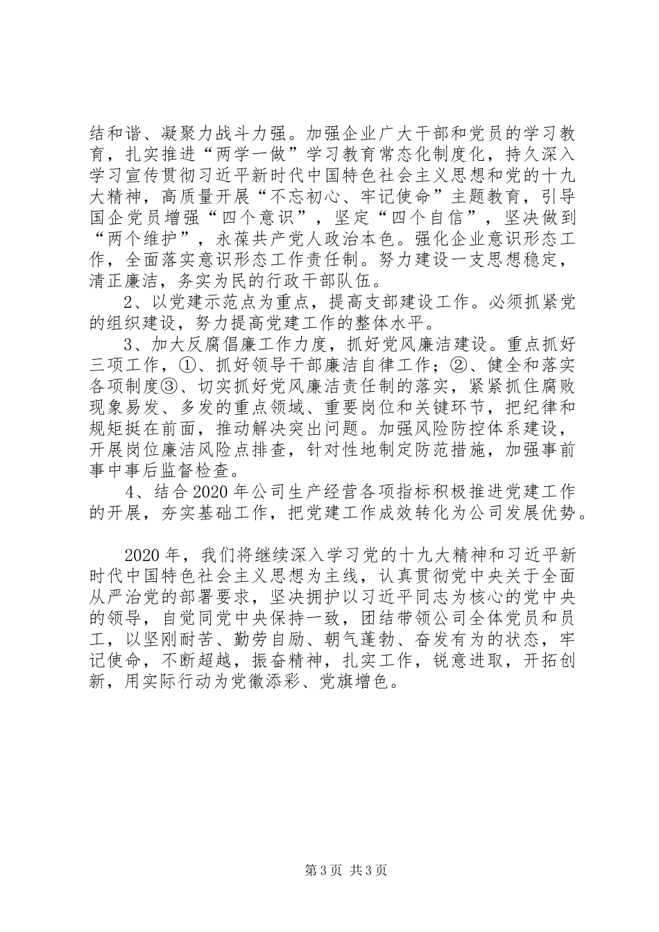 国资公司党支部工作总结_第3页