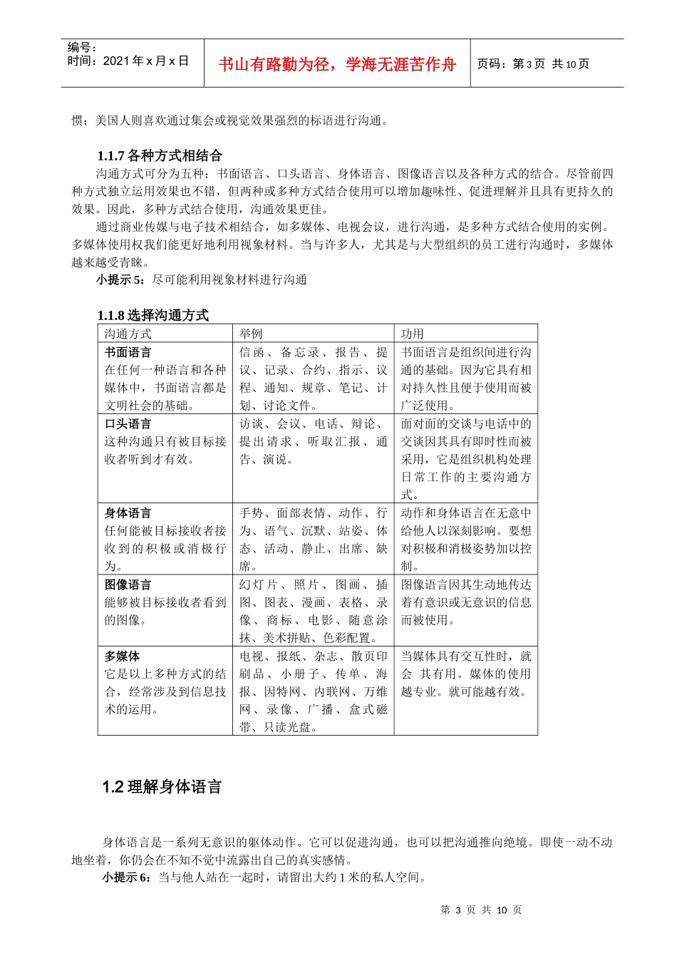 沟通技巧培训课件_第3页