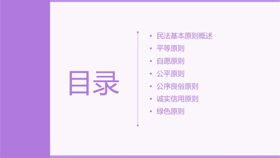 民法的基本原则教学课件_第2页