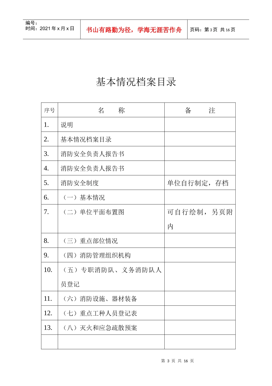 消防安全重点单位基本情况(1)_第3页