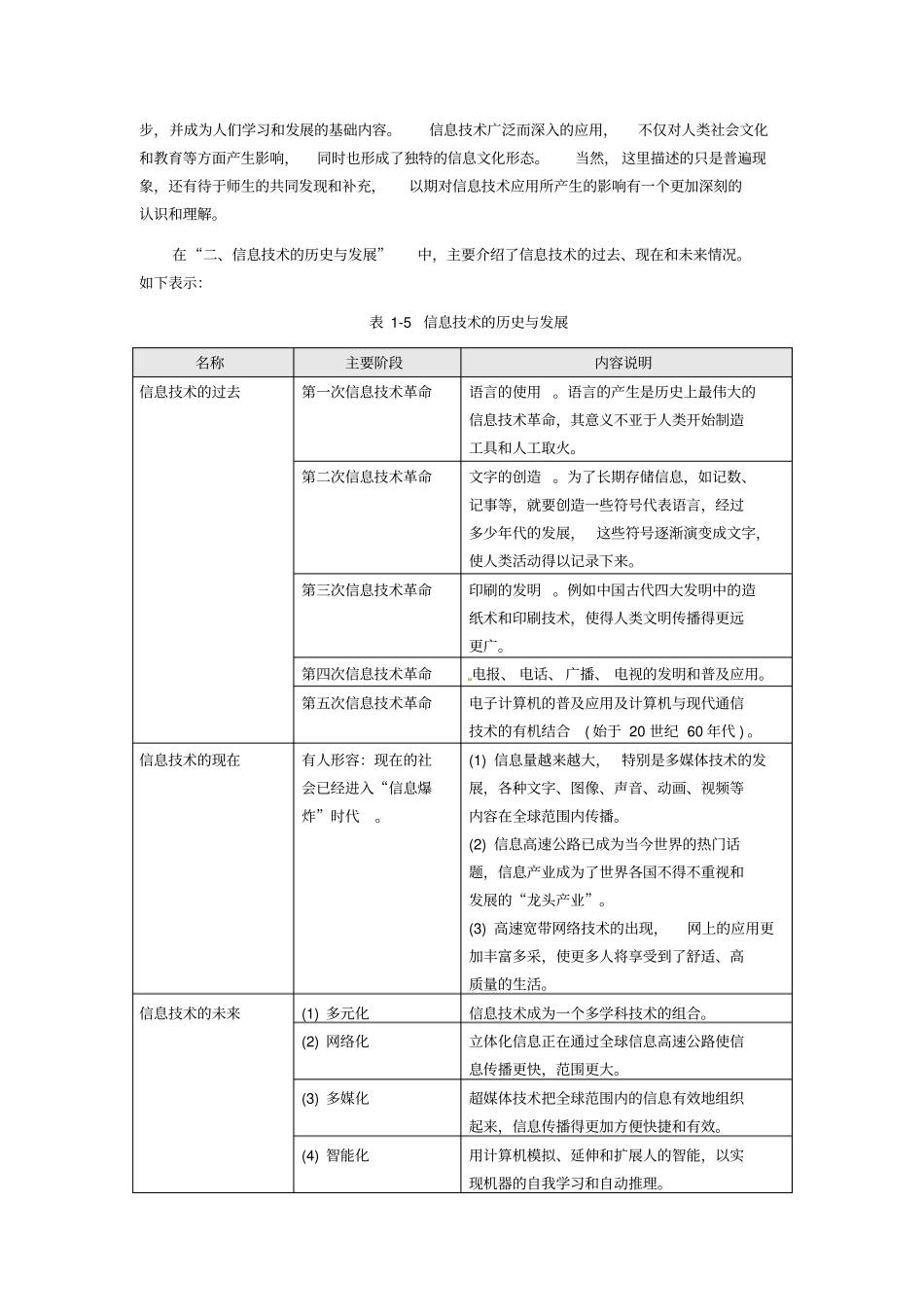 山西省永济市第三高级中学高中信息技术1.2信息技术及其发展教案_第2页