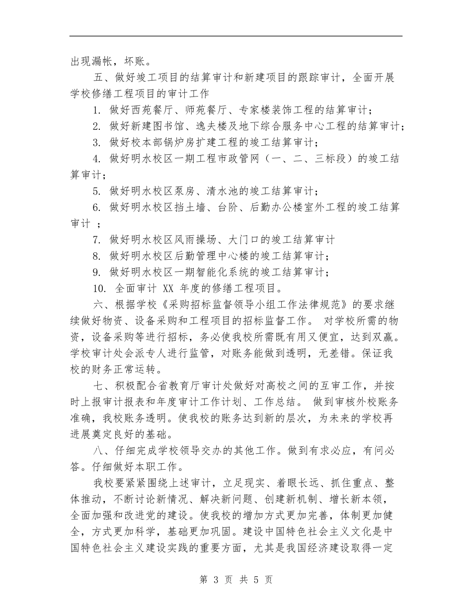 审计处审计工作计划_第3页