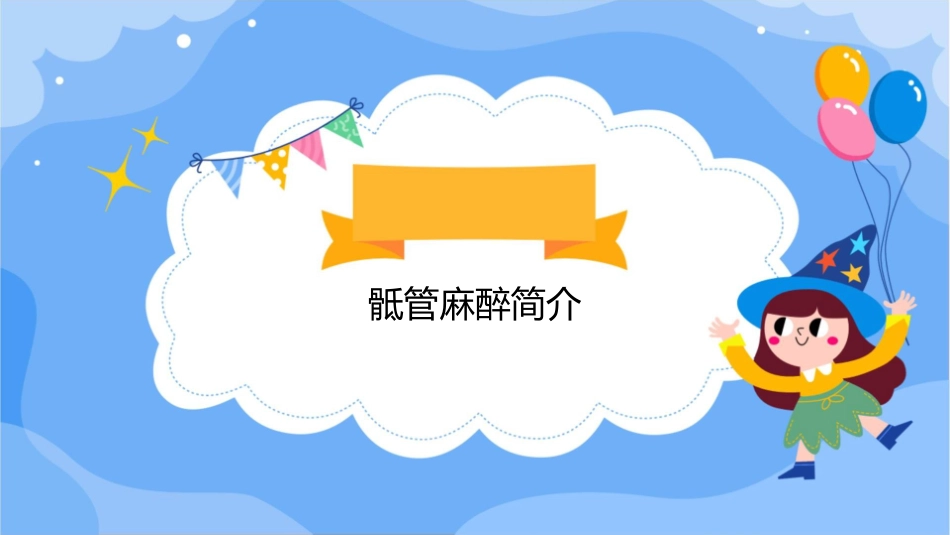 骶管麻醉护理课件_第3页
