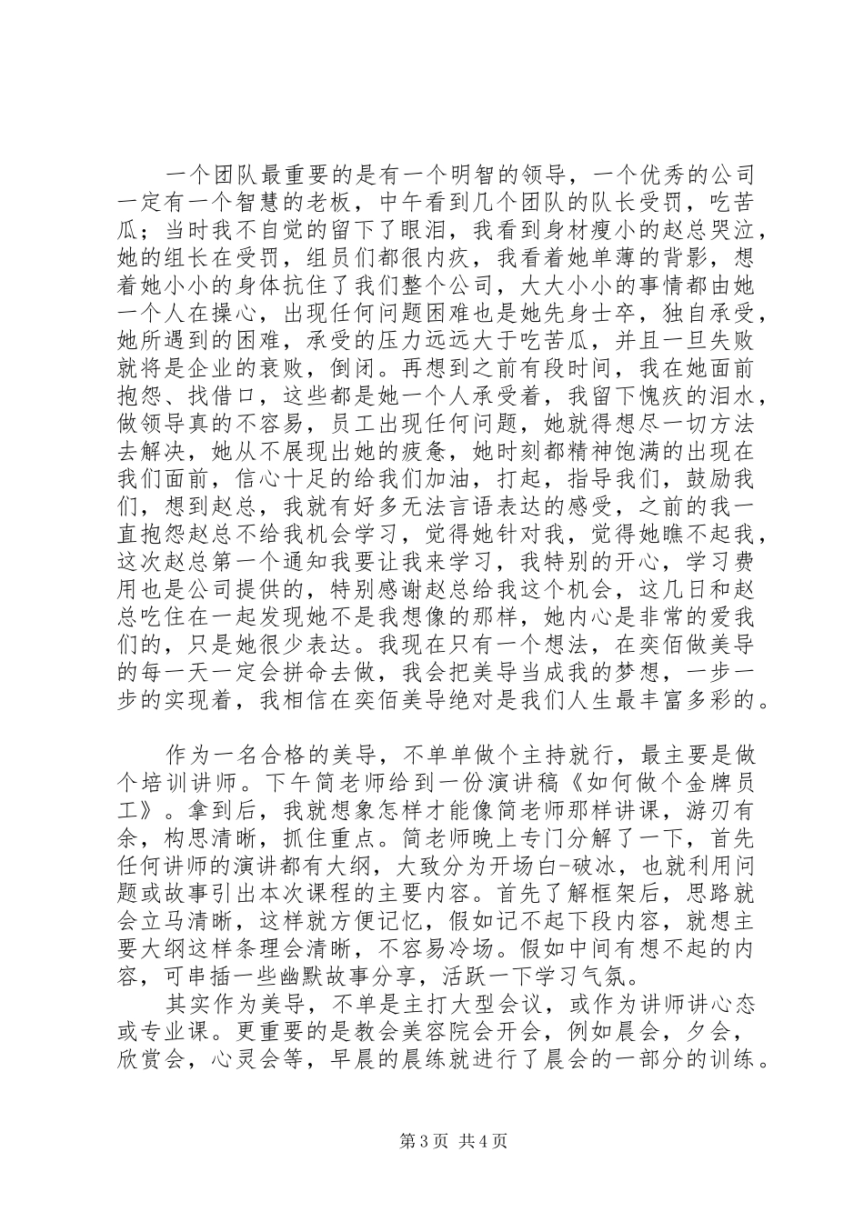 参加《金牌美导高级研修班》学习总结_第3页