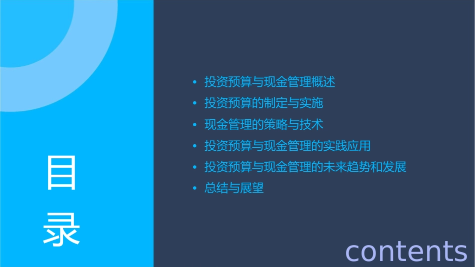某公司投资预算与现金管理课件_第2页