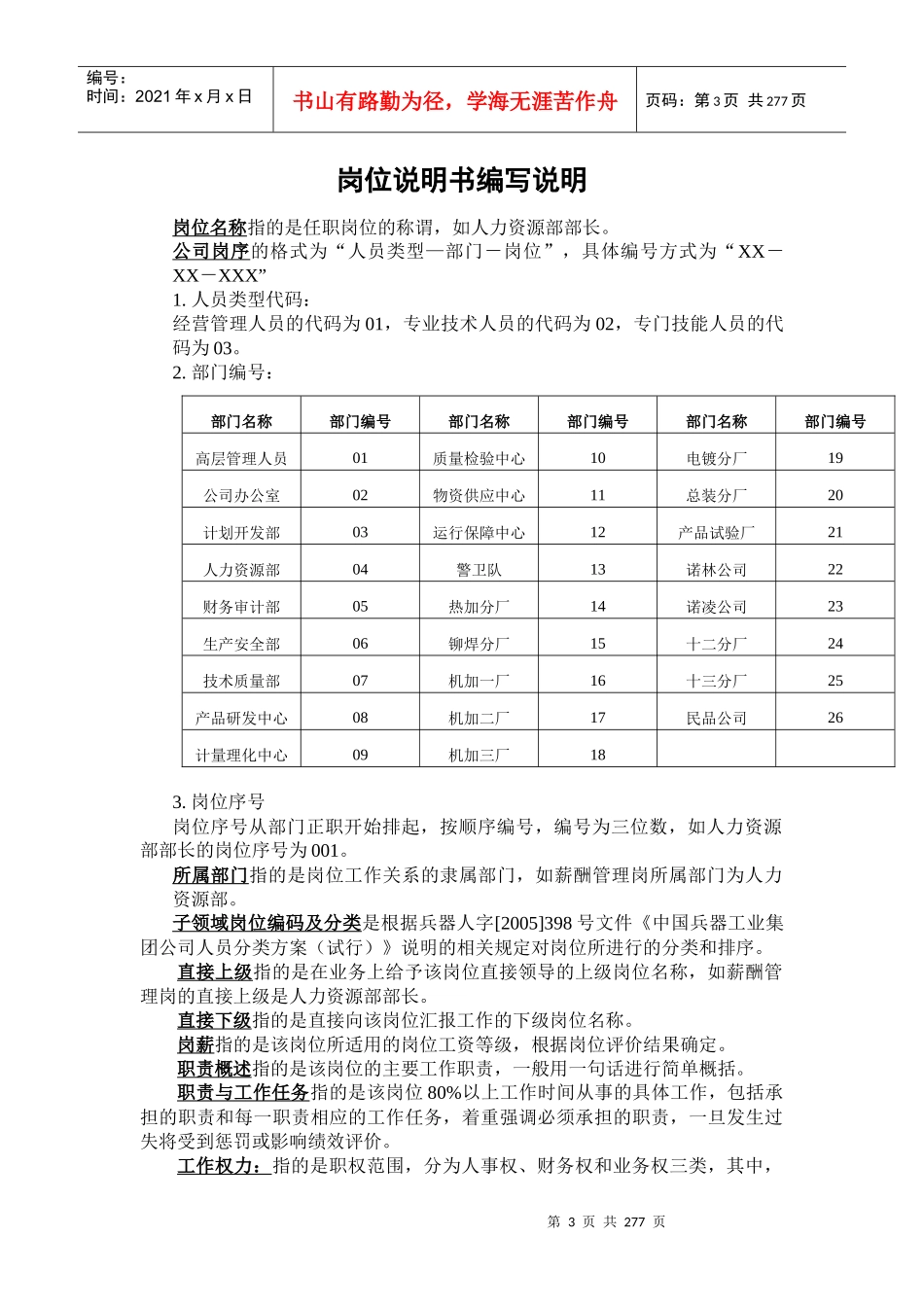 职位说明书大全(新)_第3页