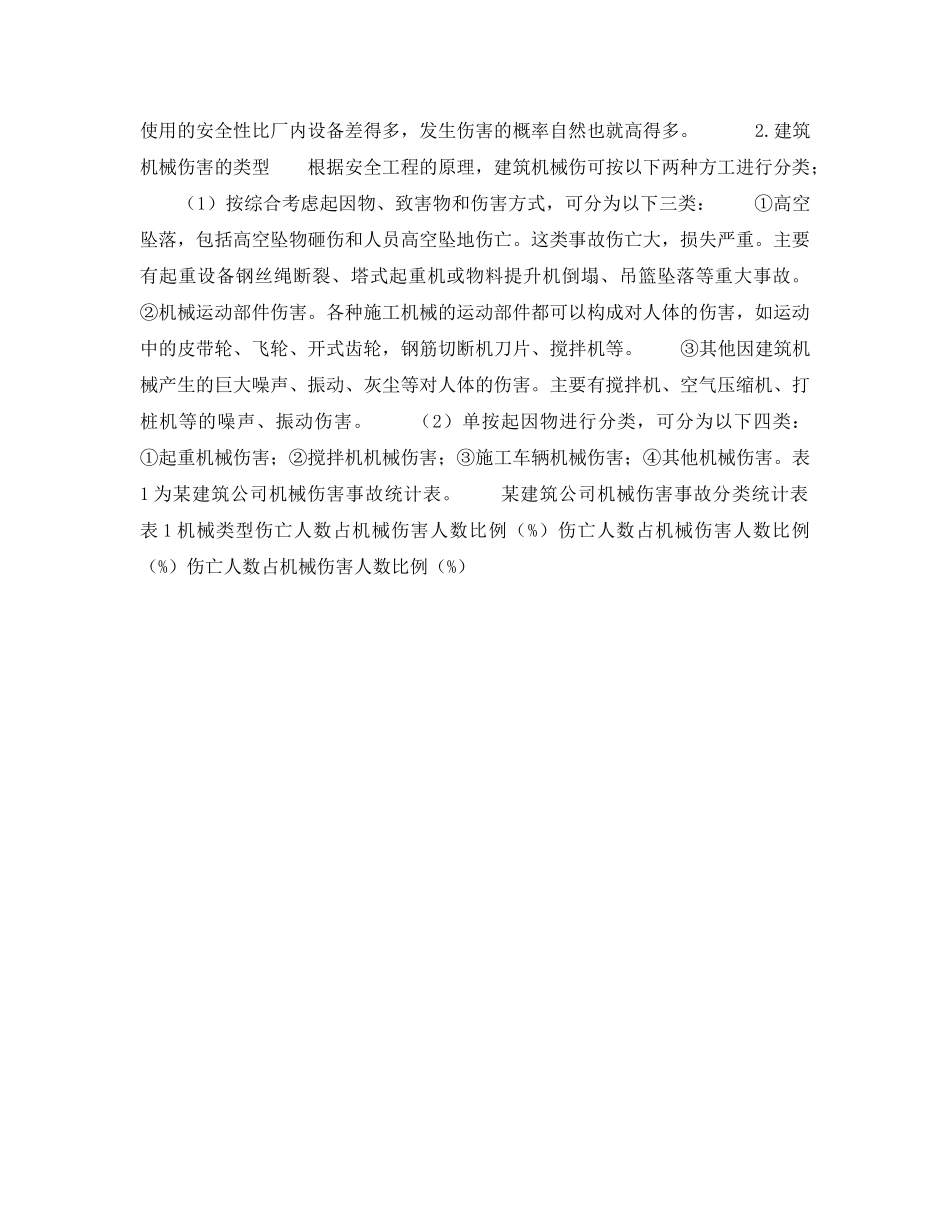《安全技术》之建筑机械伤害事故的分析 _第2页