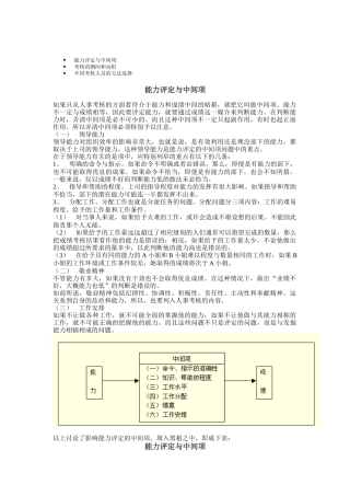 日本人事考核要点与方法