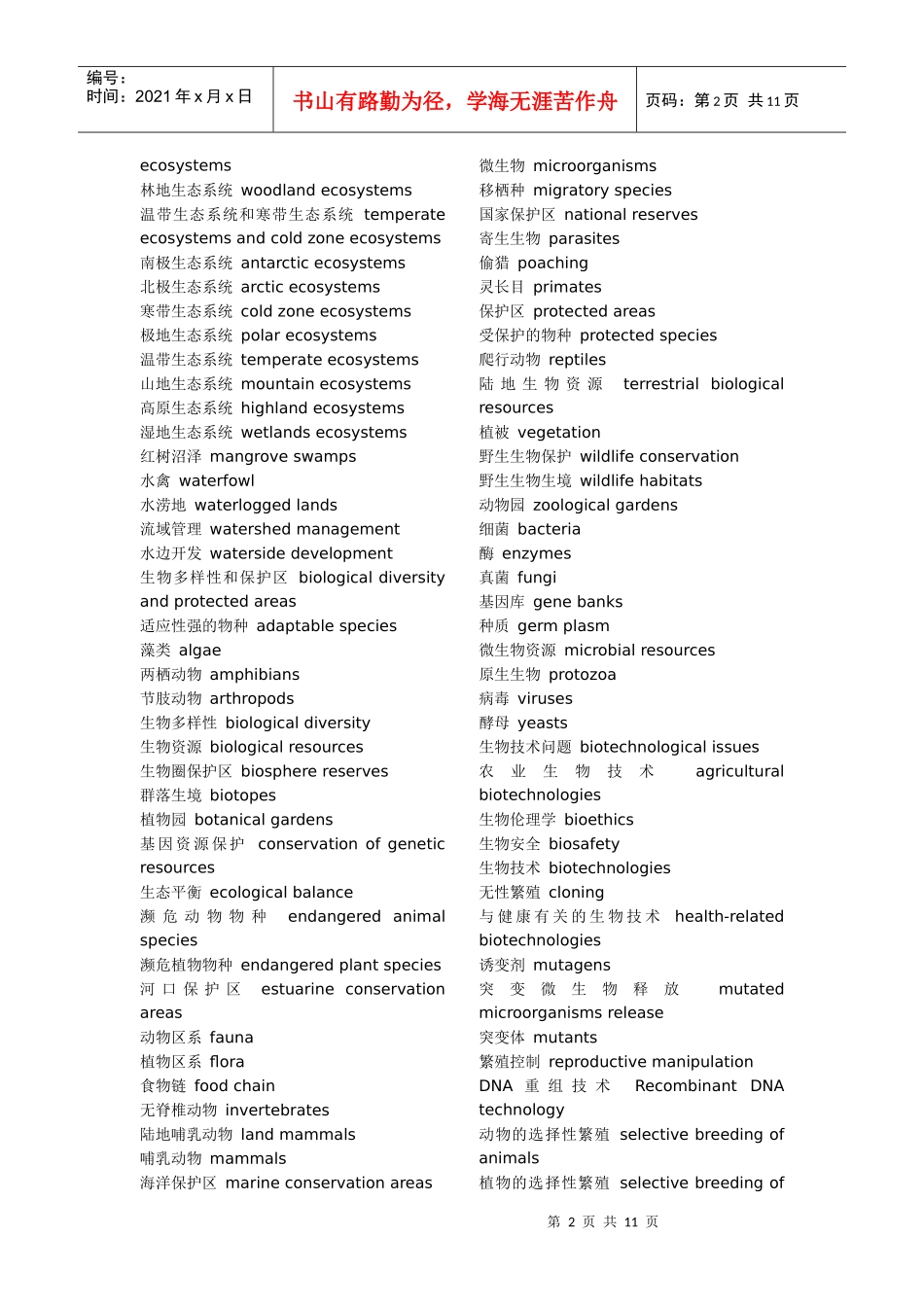 环境工程英文词汇_第2页