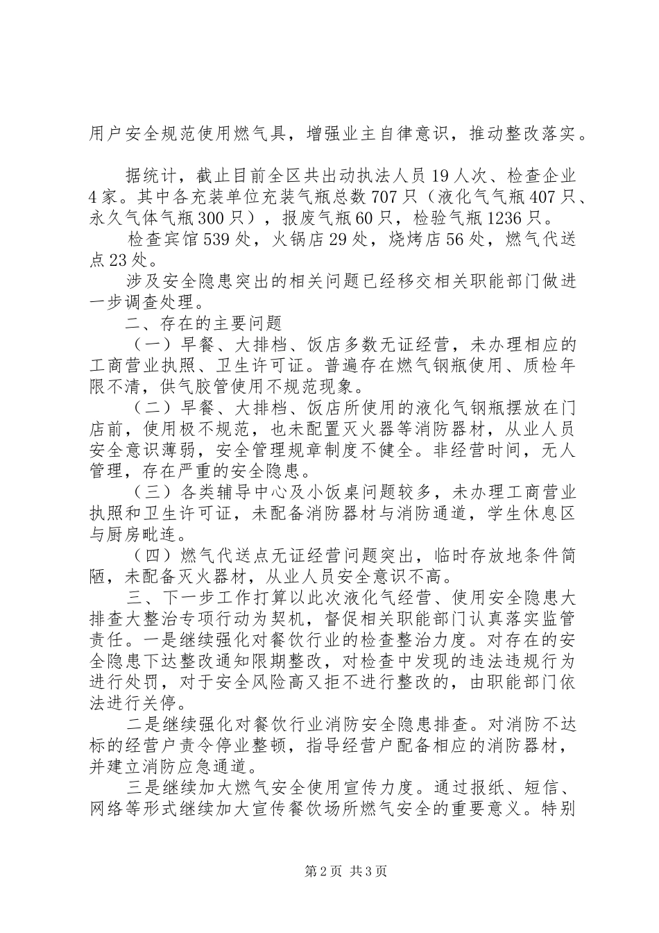 建设局燃气安全专项整治行动工作总结_第2页