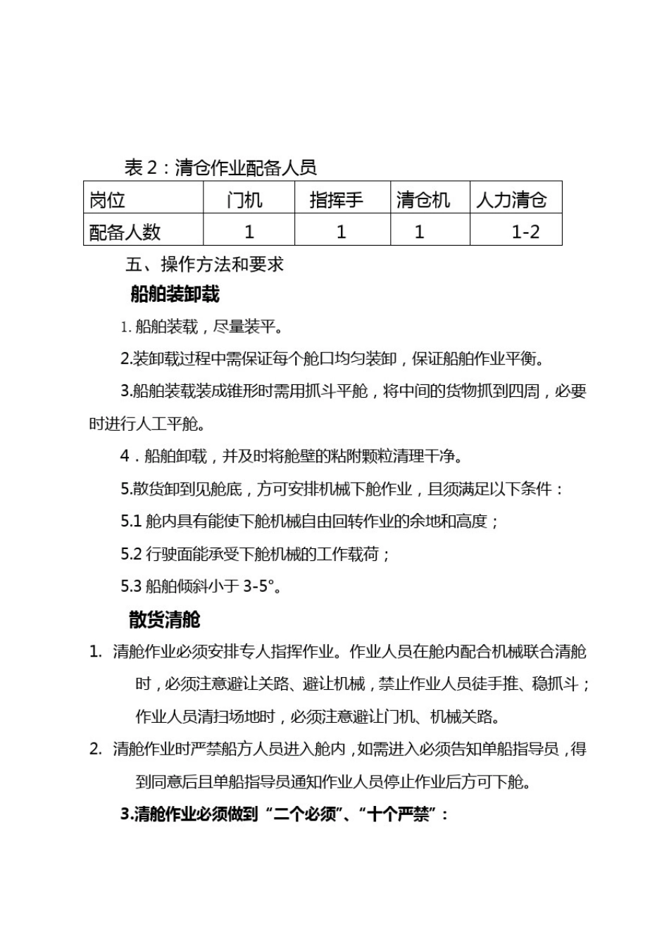 散货装卸工艺规程--煤炭_第2页