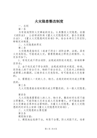 火灾隐患整改规章制度 (20)