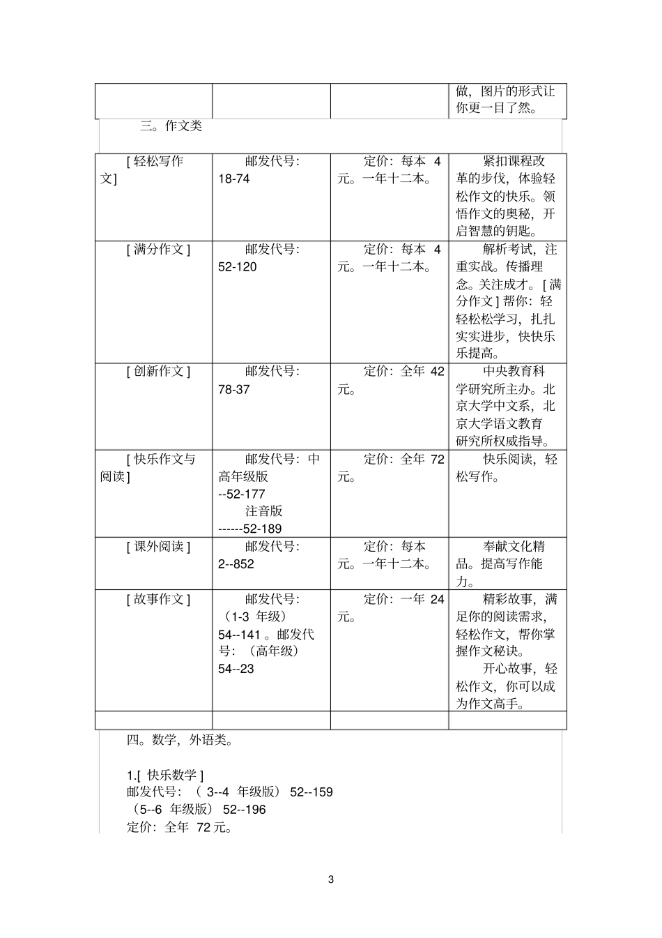 推荐一些适合小学生阅读的报刊杂志_第3页