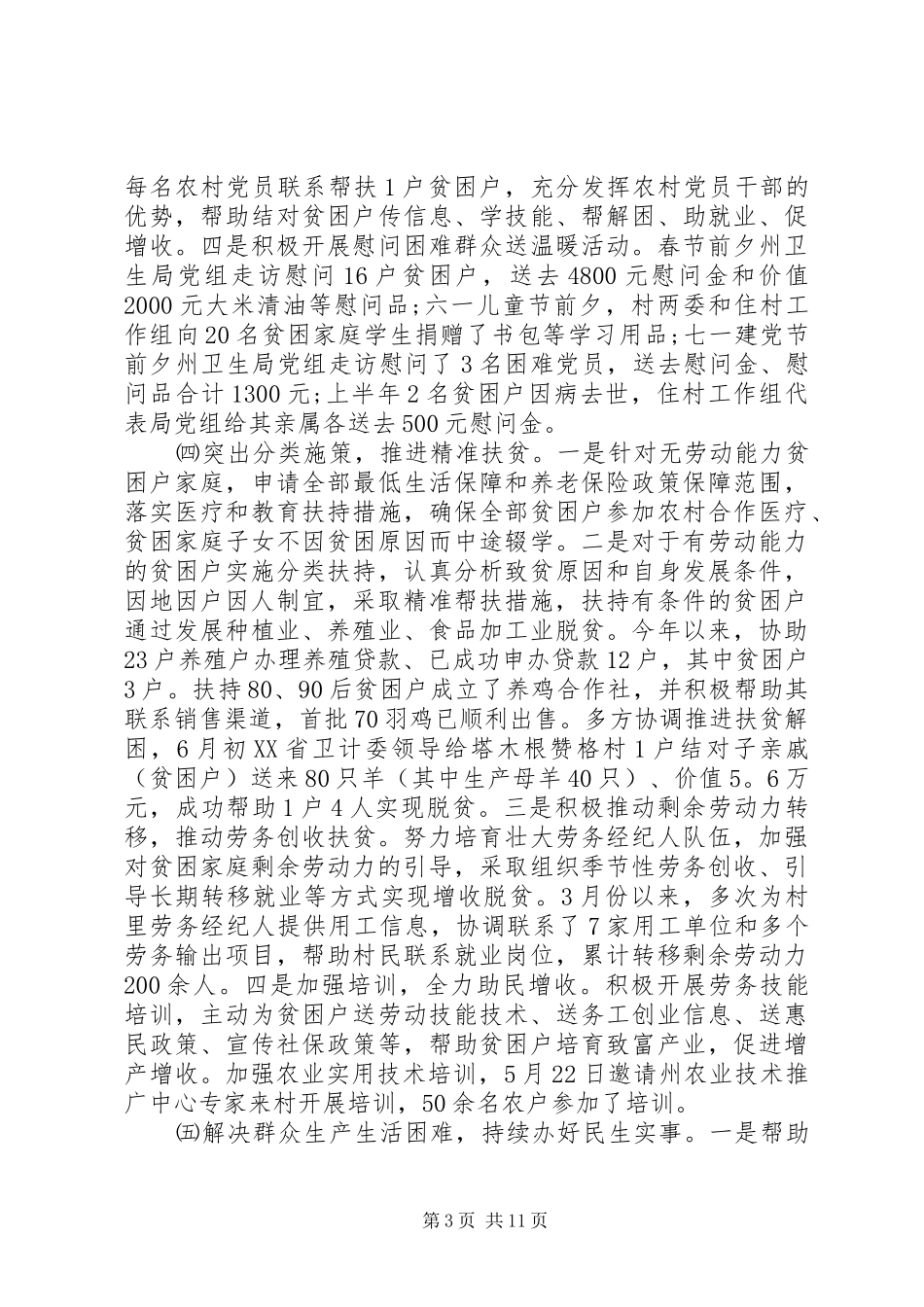 扶贫工作总结优选范文_第3页