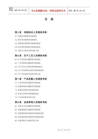 绩效考核量化管理全案2[1]