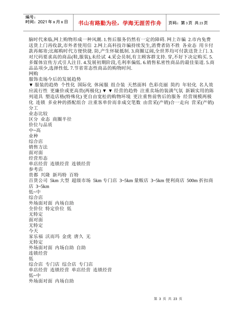 百货服饰主管培训教材_第3页