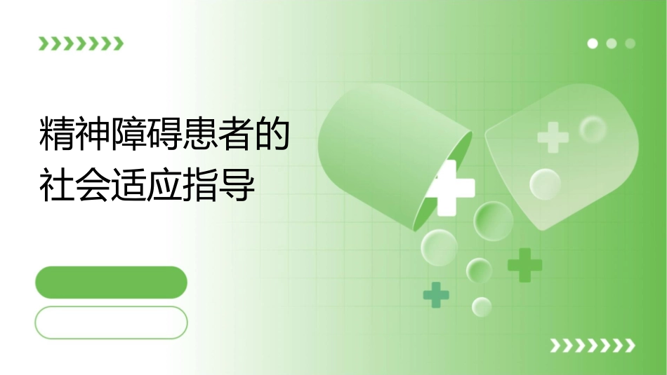 精神障碍患者的社会适应指导_第1页