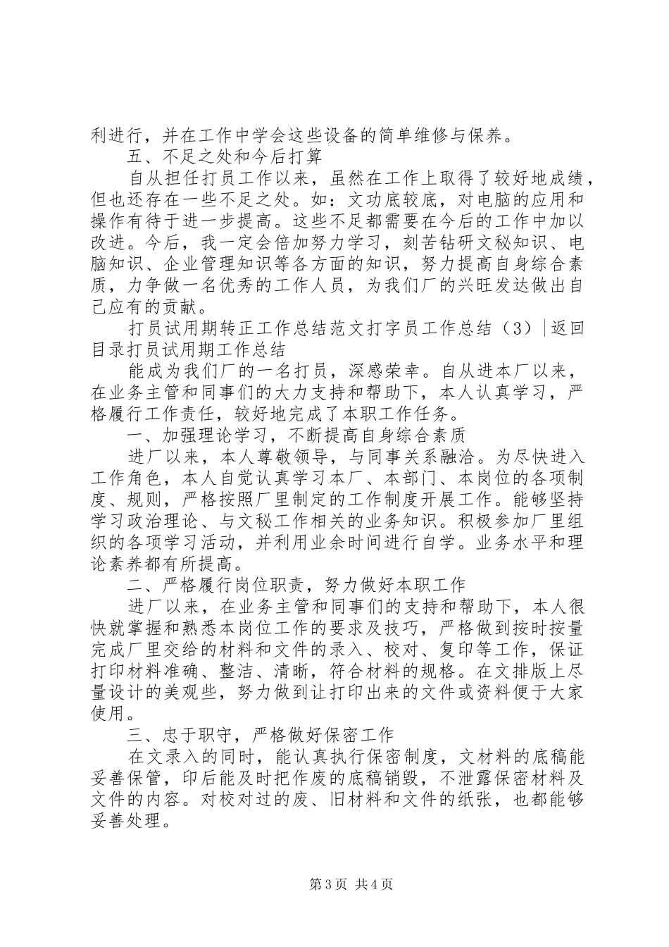 打字员工作总结3篇_第3页