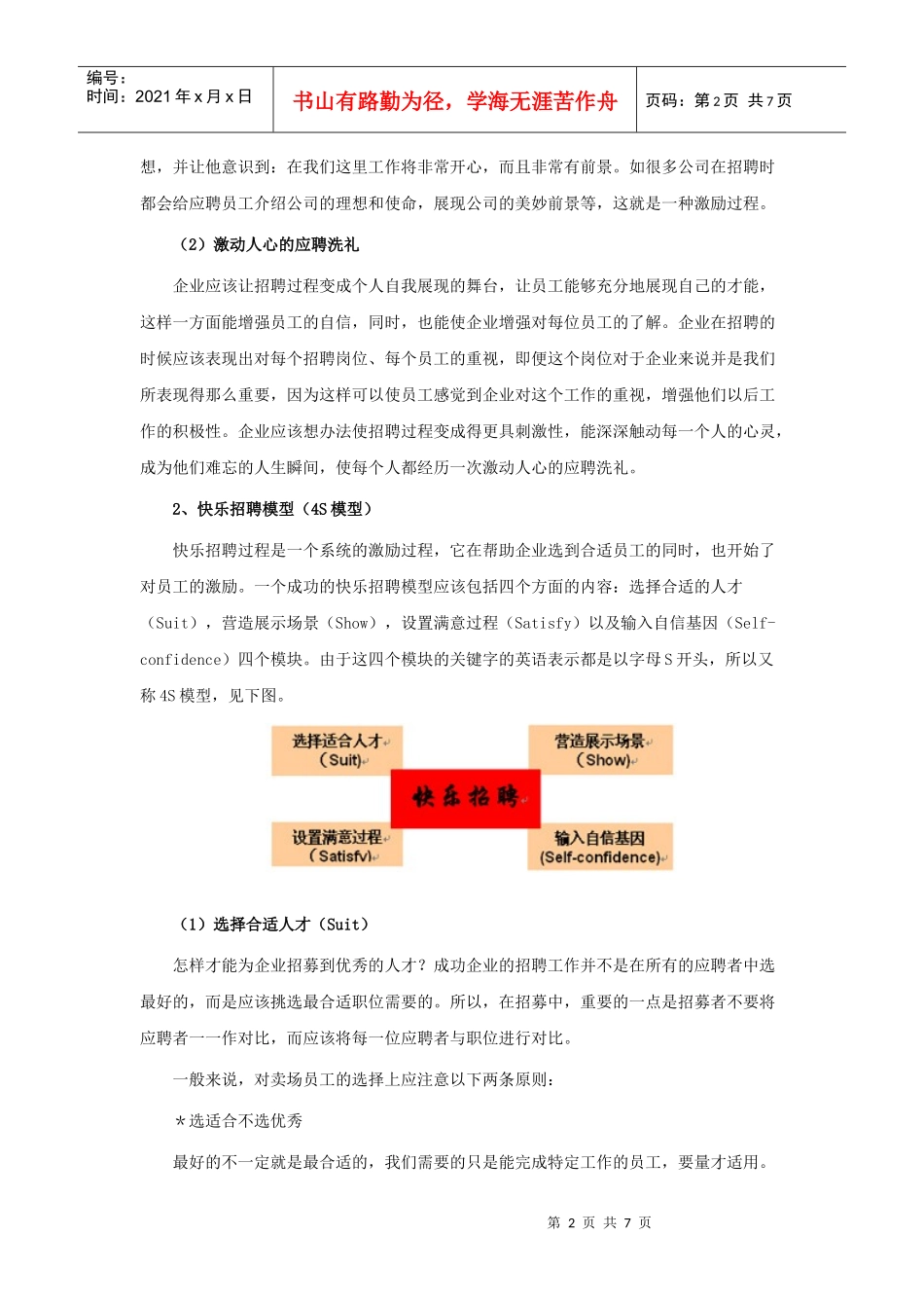 连锁店员工的快乐招聘宝典分析_第2页