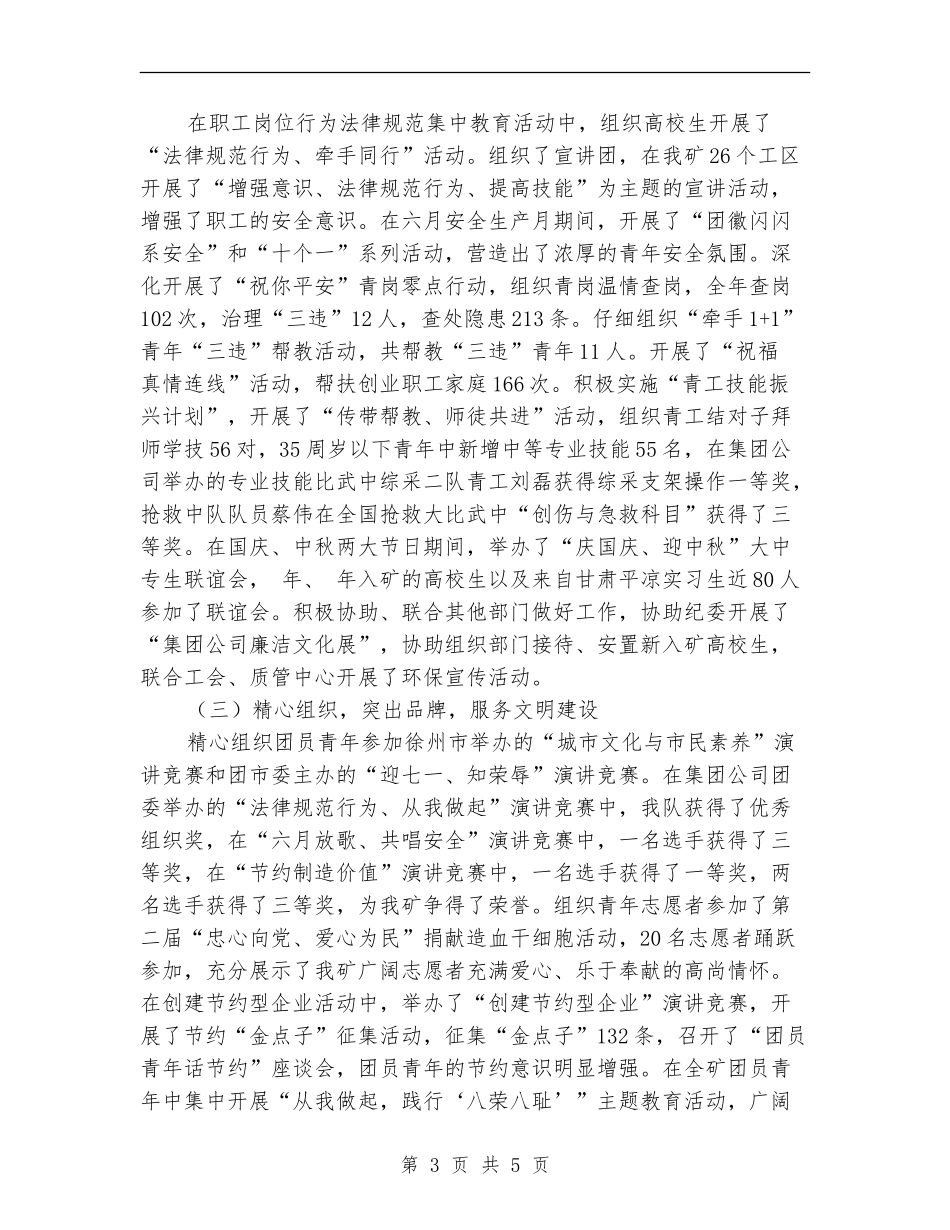 共青团规范教育年终总结_第3页